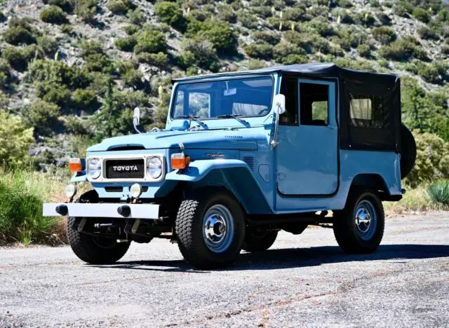 1982 toyota fj cruiser wagon blue 4wd manual