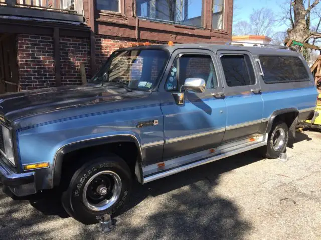 1987 gmc suburban 4x4, excellent condition, barn find, original paint, chevrolet
