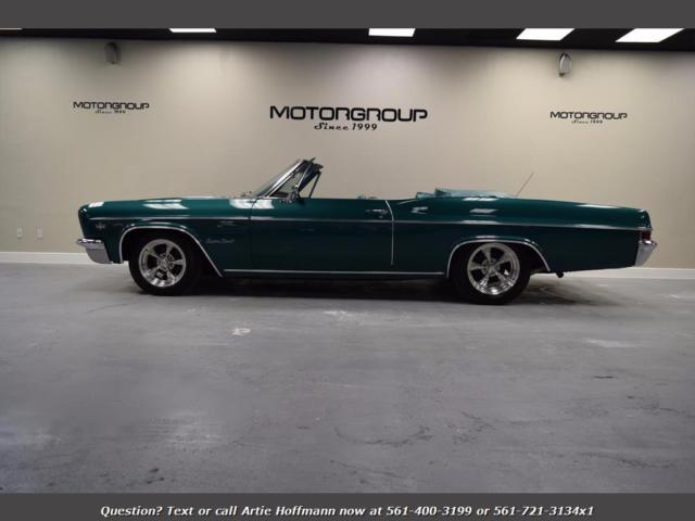 1966 chevrolet impala ss convertible, rare turquoise, financing available fl