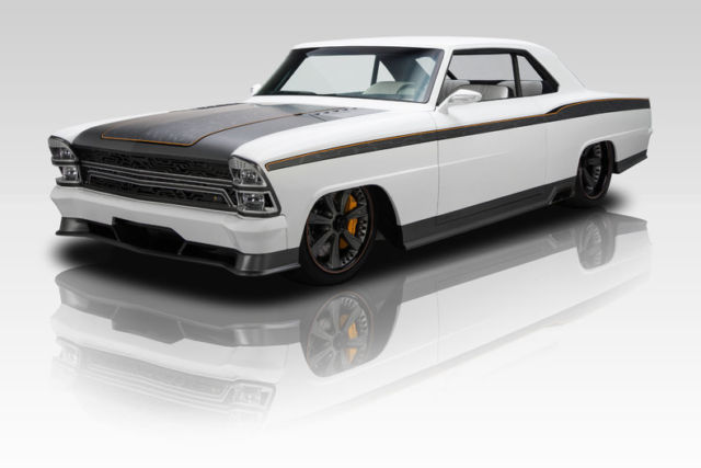 1967 chevrolet nova 1441 miles white hardtop lsx 454 v8 6 speed manual