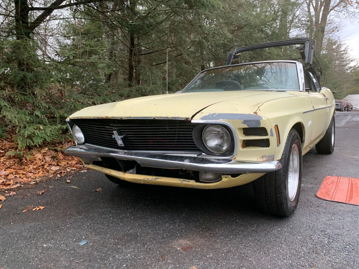 1970 ford mustang convertible v8 project for restoration