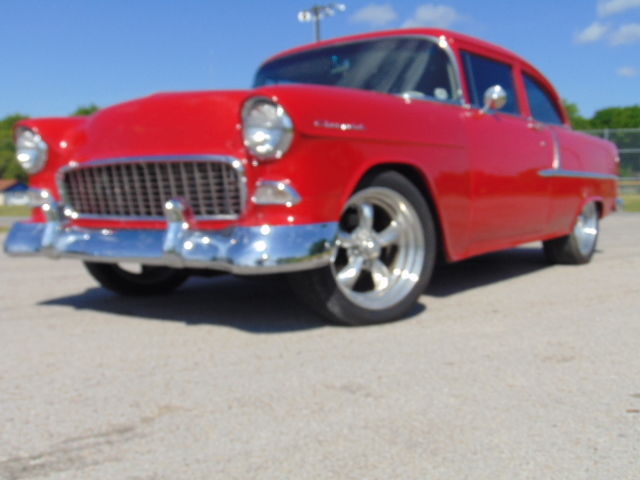 1955 chevrolet bel air 150/210 custom interior post sedan no reserve @@ in texas
