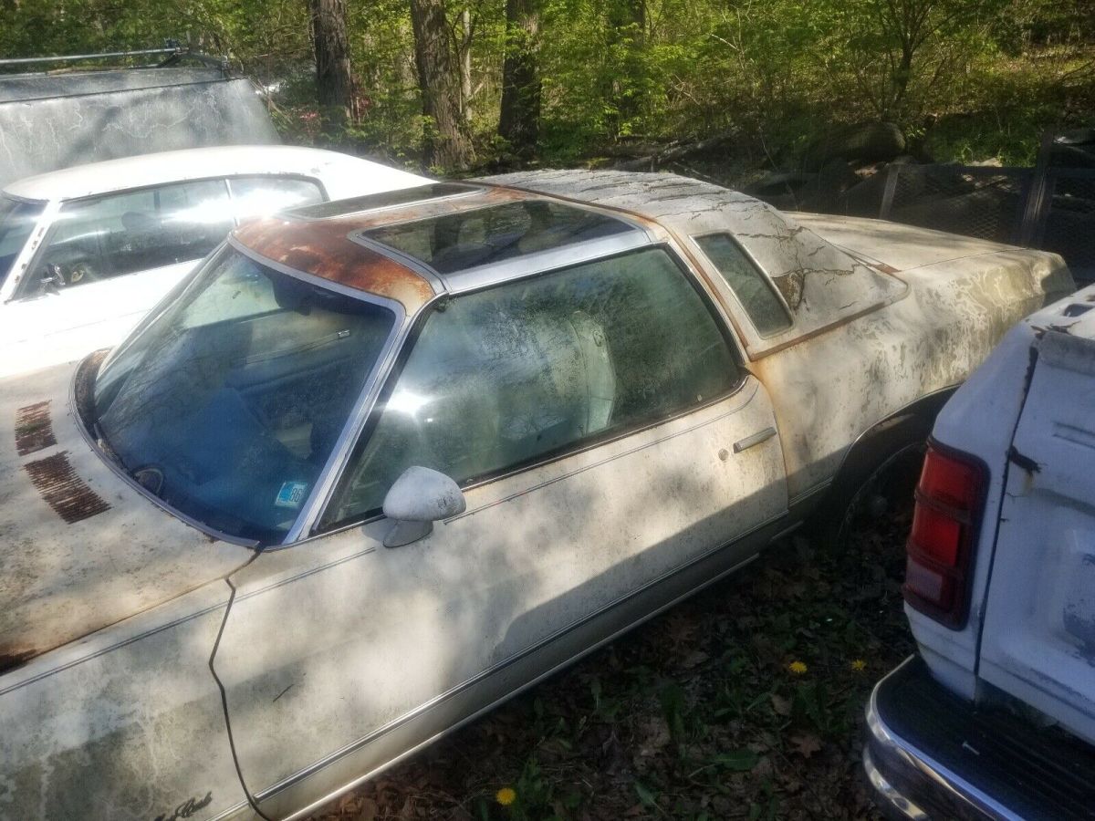1976 chevrolet monte carlo 5.0 coupe white rwd automatic landau