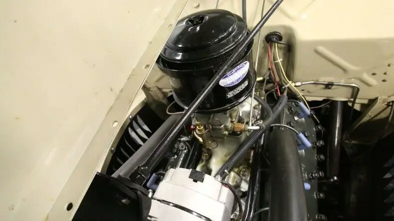 classic vintage chrome fomoco flathead v8 manual transmission creme