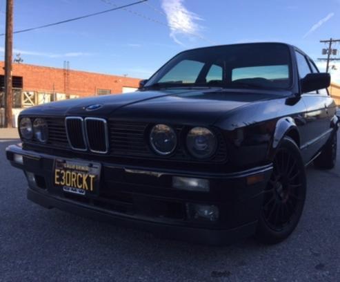 vintage 1989 bmw 325is coupe black e30 3-series 3 series