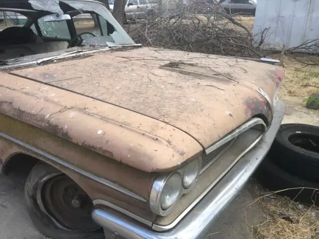 1959 pontiac catalina sedan brown rwd automatic 4 door for restoration or parts
