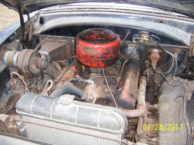 1954 ford customline black fordor all original 239 engine 3speed overdrive