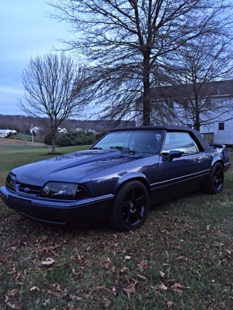 1989 ford mustang lx 5.0 convertible