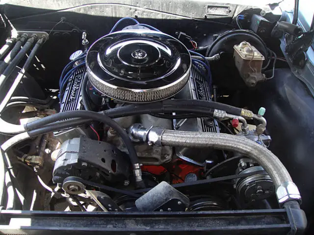 1965 chevy chevelle v8 - blue gray silver