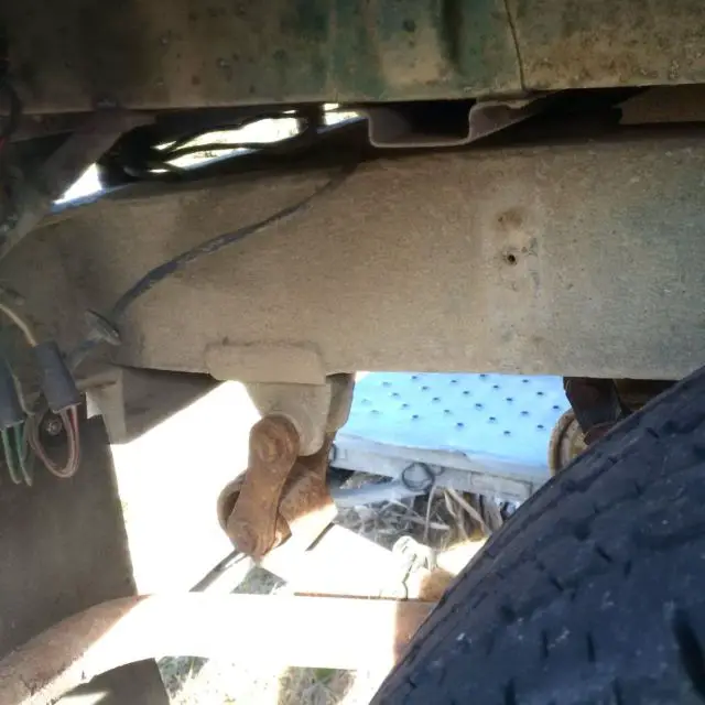 1968 series iia land rover on galvanized frame