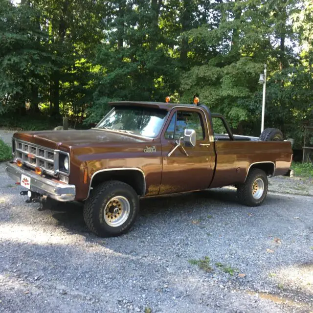 1978 gmc sierra pickup brown 4wd automatic none