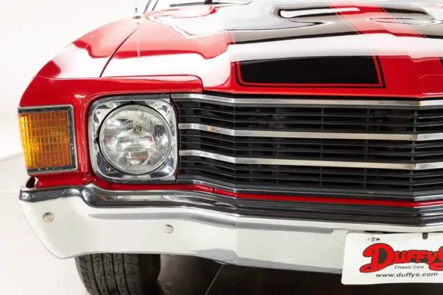 1972 chevrolet el camino 350 v8 3 speed automatic pickup truck cranberry red