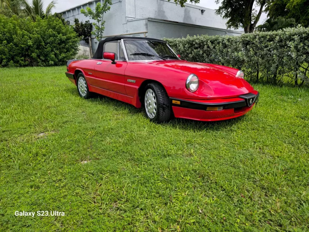 1987 alfa romeo spider quadrifoglio verde nice driver
