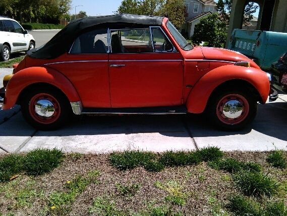 !!!1973 volkswagon super beetle !! covertible !! vw karma no smog required in ca
