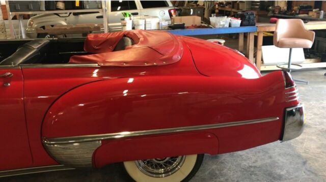 1948 cadillac series 62 convertible red rwd automatic
