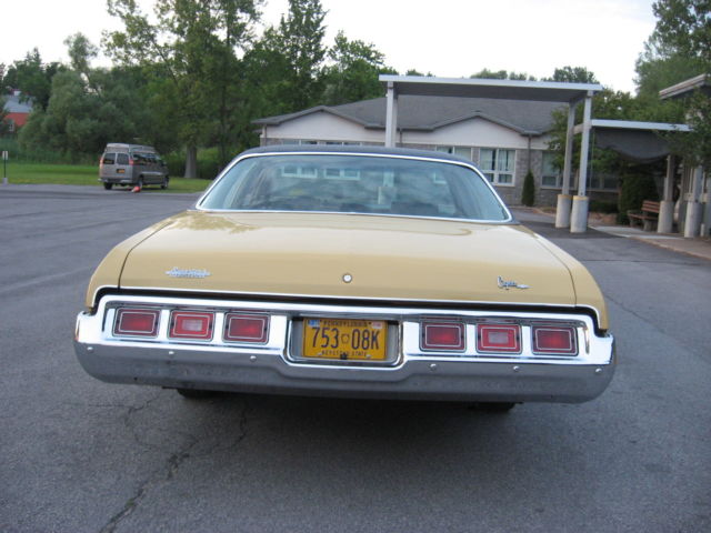 1973 chevrolet caprice classic - only 2900 miles - unrestored original