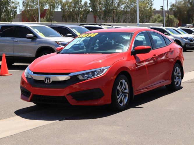 certified 2016 honda civic lx sedan tempe, az 85284 for sale in tempe, arizona