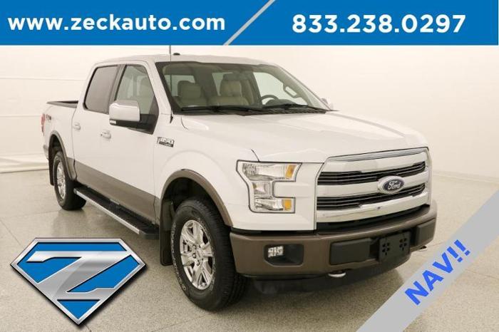 2015 ford f-150 lariat 4x4 lariat 4dr supercrew 5.5 ft. sb for sale in leavenworth, kansas