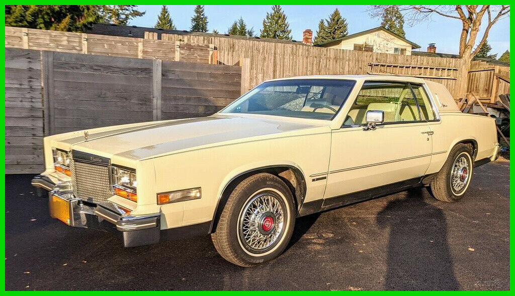 1981 cadillac eldorado v8 18,000 mi 3-spd auto no rust moon roof alarm a/c