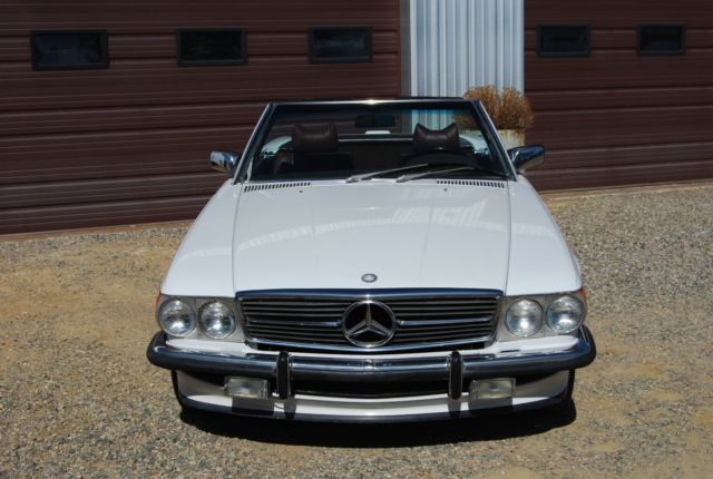 1988 mercedes-benz 560sl euro bumpers new top new seats low reserve super buy!