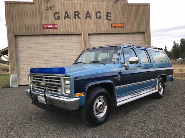 1986 chevy suburban silverado 3/4 ton 454 big block 69k miles no rust one owner