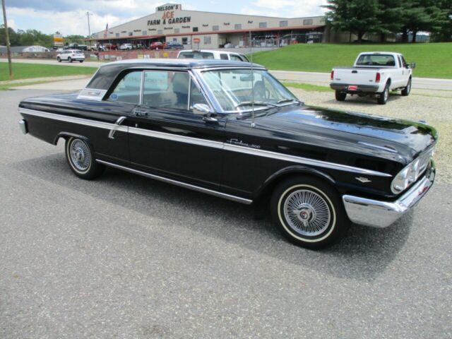 1964 ford fairlane 500 2 dr. hardtop 48531 miles black 289 v8 automatic