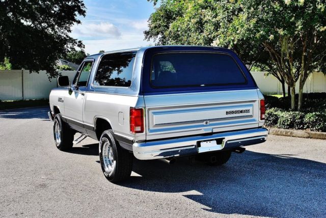 1988 dodge ramcharger custom s 4x4 a/c superb condition