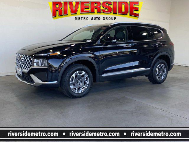 2023 hyundai santa fe hybrid blue