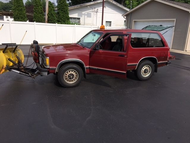 1992 chevrolet s10 blazer base sport utility 2-door 4.3l