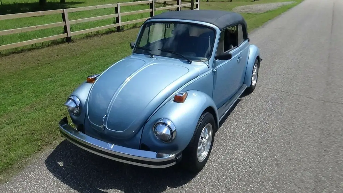 1975 volkswagen beetle convertible / 64,744 original miles / garage kept
