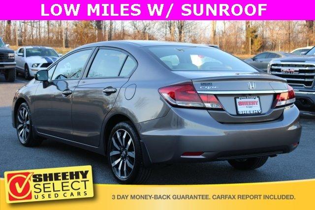 used 2015 honda civic ex-l sedan hagerstown, md 21740 for sale in hagerstown, maryland