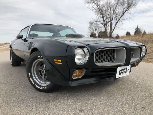 1973 pontiac trans am 79378 miles brewster green coupe 455 4 speed manual