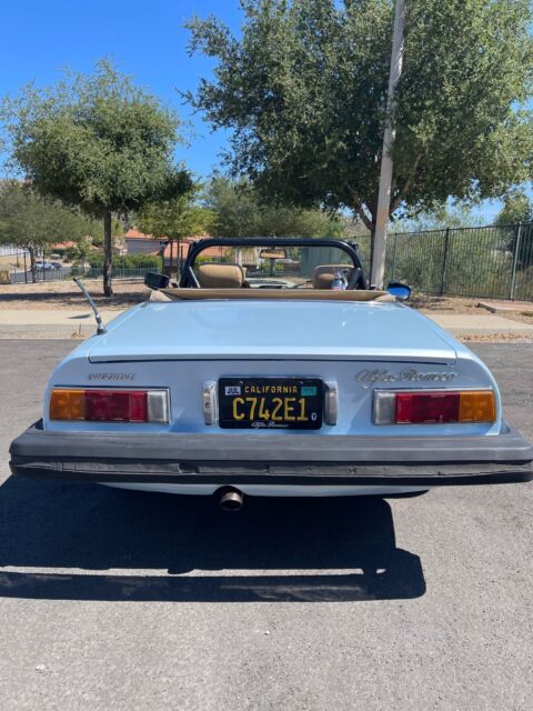 1978 alfa romeo spider convertible blue rwd manual veloce 2000