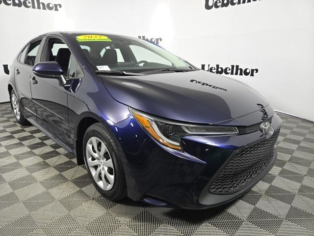 2022 toyota corolla le