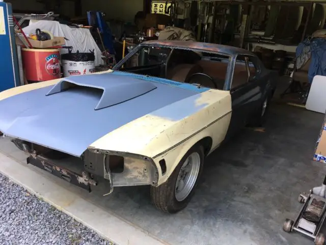 1969 mustang mach 1 pro street, barn find. street rod, mustang body, race car