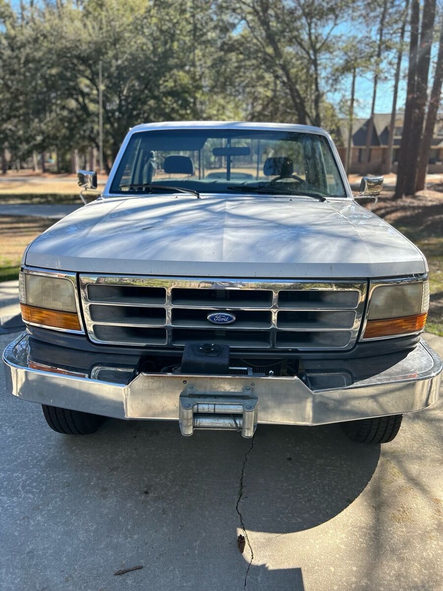 1992 ford f250 grey 4wd automatic xlt