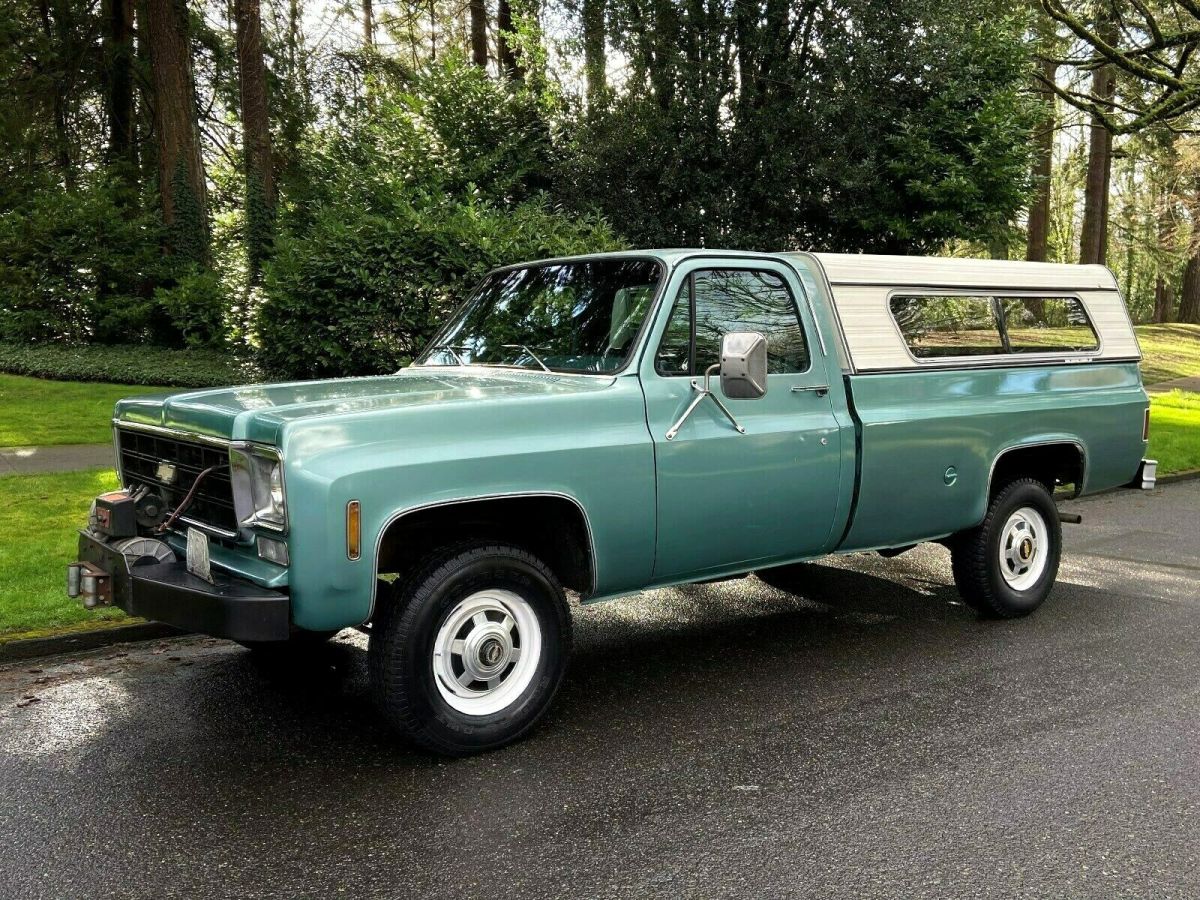 1978 chevy k20 4x4 reg cab long bed auto 5.7l 350 v8 only 92k miles 1-owner