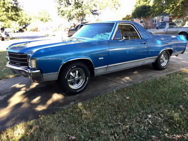 1972 chevrolet el camino chevy automatic new paint, no typical rust. a/c