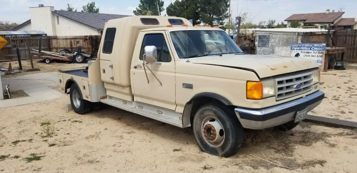 1989 ford f super duty pickup brown rwd manual super duty