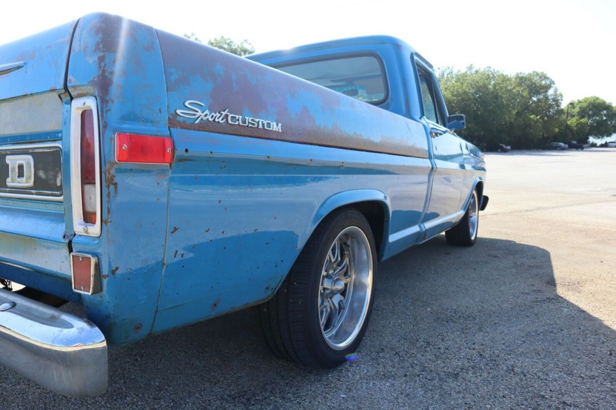 1972 ford f100 short bed - patina