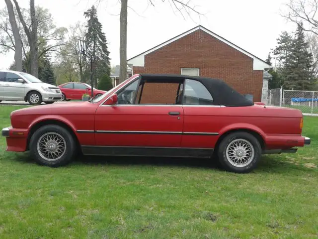 1987 bmw e30 325i convertible, low miles, 5 speed manual, very good condition