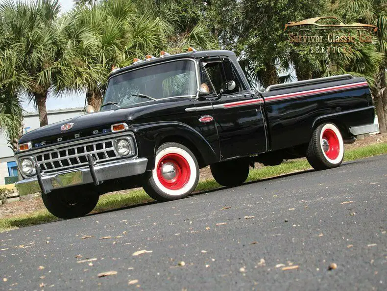 1965 fordf100fleetsideblacksurvivor classic car services llc