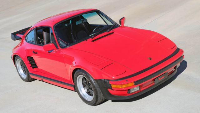 porsche 911 turbo 's' flachbau red/black **37,300 miles**