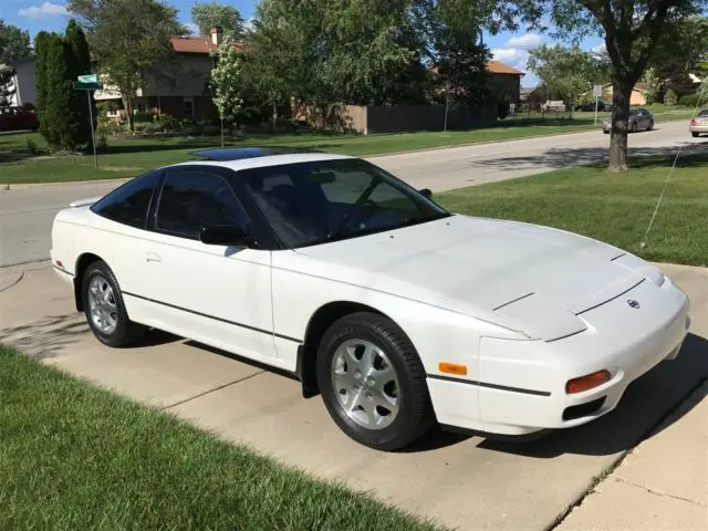 1993 nissan 240sx se hatchback 76k miles pearl white 100% stock