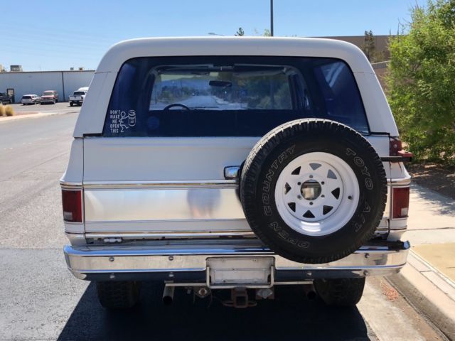 no reserve 1977 chevy k/5 blazer 4x4 no rust runs and drives needs tlc
