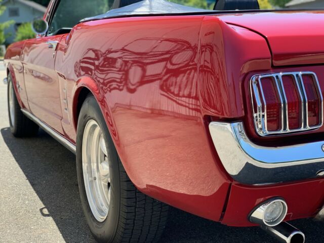 1966 ford mustang 671 miles red convertible