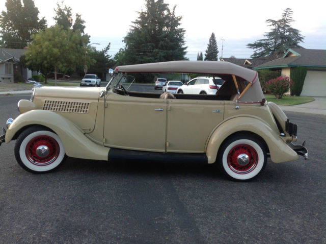 1935 ford phaeton convertible! completely restored! runs and drives well! wow!!