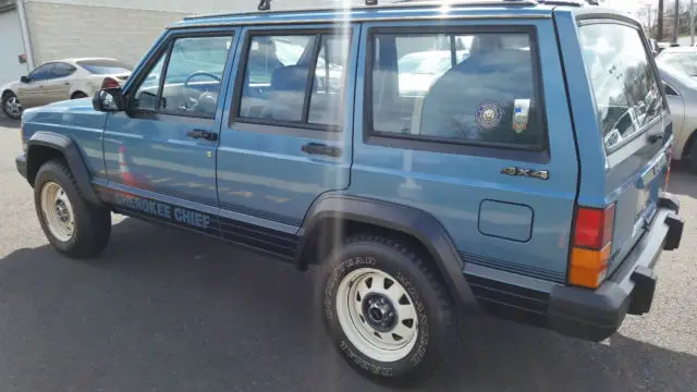 1987 jeep cherokee chief sport utility original 3480 miles garaged show new