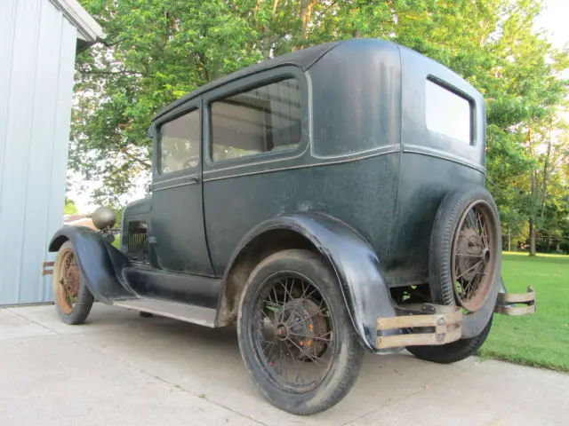 1928 ford model 'a' 2dr. sedan, original, hot rod, rat rod, vintage