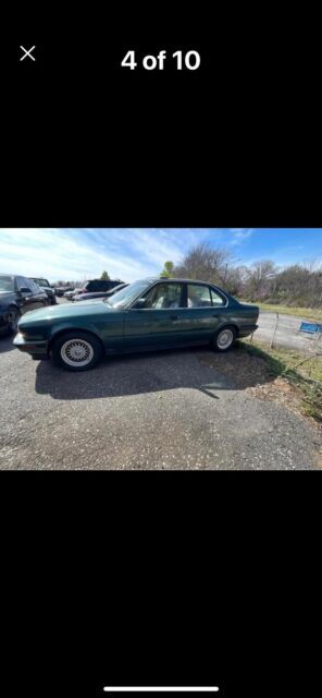 1990 bmw 535i sedan green rwd automatic i automatic